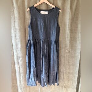 notPERFECTLINEN Charcoal Kids Dress